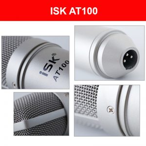 COMBO LIVESTREAM MIC ISK AT100 & SOUND CARD ICON UPOD PRO 15