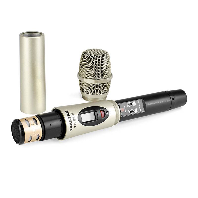 Tay micro trong bộ mic không dây karaoke Takstar TS-8807HH