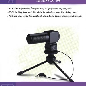 Micro phỏng vấn gắn Camera Takstar SGC-698 20
