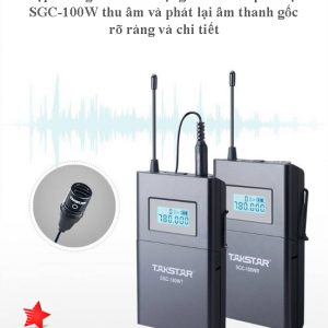 Micro thu âm camera không dây Takstar SGC-100W 26