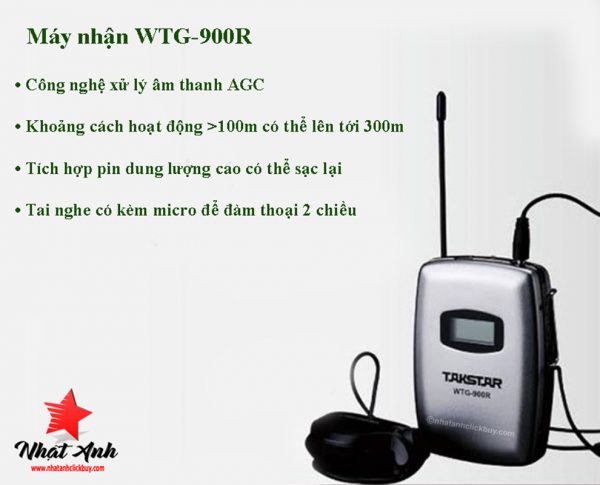 Bộ đàm hướng dẫn du lịch Takstar WTG-900 4
