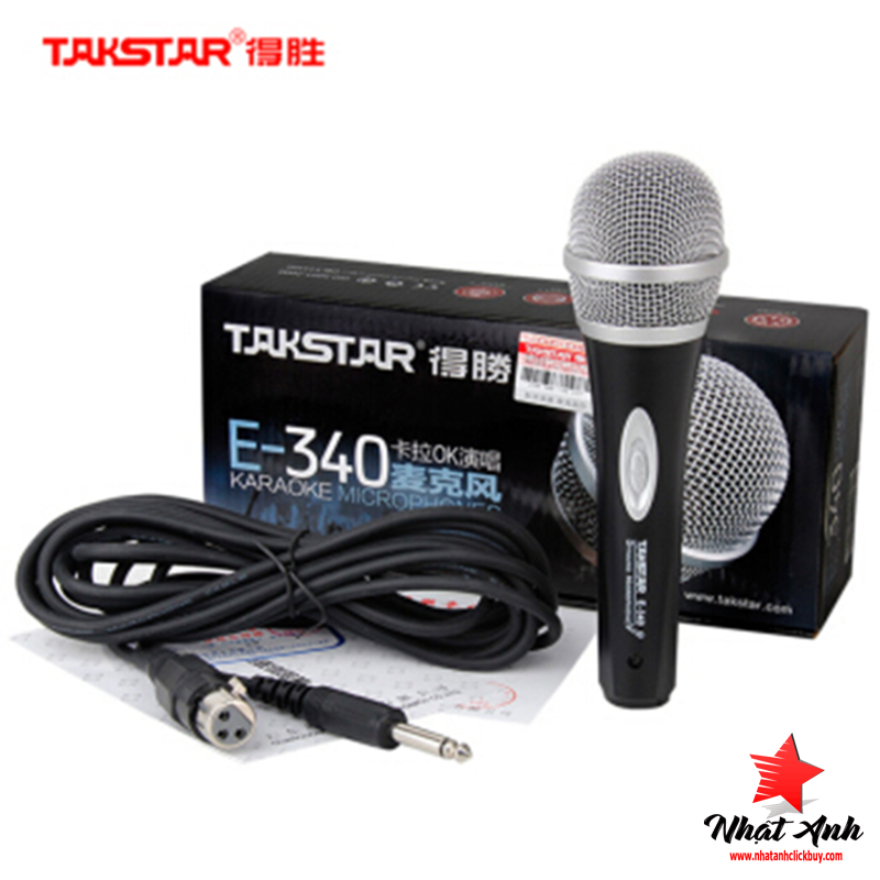 Mic karaoke có dây giá siêu rẻ Takstar E-340