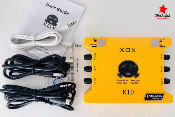 Sound card XOX K10 2020 1