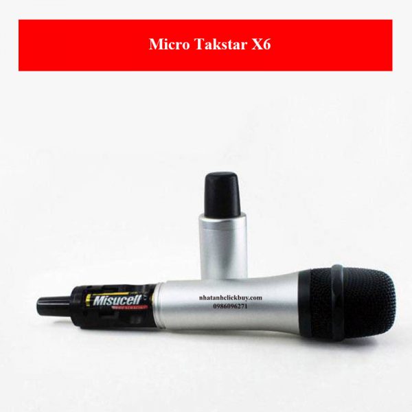 Micro karaoke không dây cao cấp Takstar X6 | Chính hãng 8