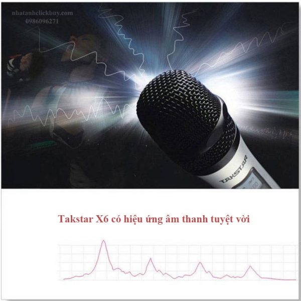 Micro karaoke không dây cao cấp Takstar X6 | Chính hãng 7